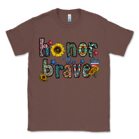 Chestnut honor the brave Classic Tee - CowhideDigitalArt