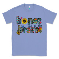 Colony Blue honor the brave Classic Tee - CowhideDigitalArt