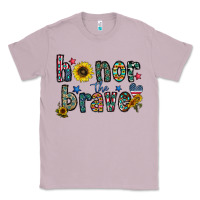 Lilac honor the brave Classic Tee - CowhideDigitalArt