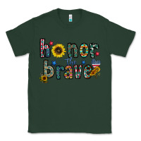 Sports Green honor the brave Classic Tee - CowhideDigitalArt