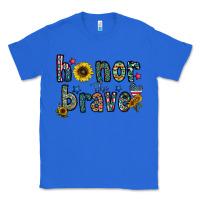 True Royal honor the brave Classic Tee - CowhideDigitalArt
