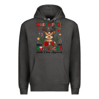 Charcoal Heather north pole hot cocoa Premium Hoodie - MaliasSmallBusiness