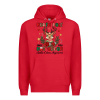 Red north pole hot cocoa Premium Hoodie - MaliasSmallBusiness