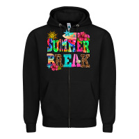 Black summer break Zipper Hoodie - AdoDesignShop