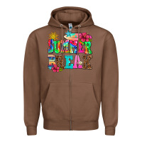 Chestnut summer break Zipper Hoodie - AdoDesignShop