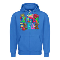 True Royal summer break Zipper Hoodie - AdoDesignShop