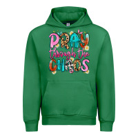 Emerald pray through the chaos Urban Hoodie - Artiststas