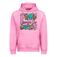 Fuchsia Pink pray through the chaos Urban Hoodie - Artiststas