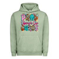 Pigment Oil Green pray through the chaos Urban Hoodie - Artiststas