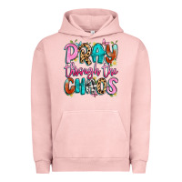 Pigment Salmon pray through the chaos Urban Hoodie - Artiststas