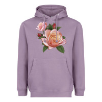 Lavender State Of Grace Rose Heavyweight Hoodie - LillyAllenDesigns