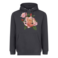 Smoke State Of Grace Rose Heavyweight Hoodie - LillyAllenDesigns