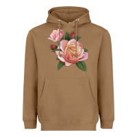 Toasted Coconut State Of Grace Rose Heavyweight Hoodie - LillyAllenDesigns