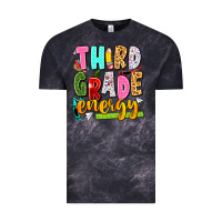 Cloud Black third grade energy Vintage Tee - texasbilliewilder