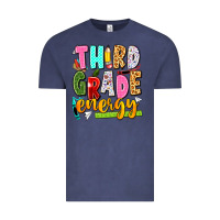 Vintage Denim third grade energy Vintage Tee - texasbilliewilder