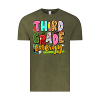 Vintage Olive third grade energy Vintage Tee - texasbilliewilder