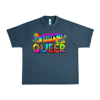 Midnight Navy the future is queer Urban Heavy Tee - Zillion Design Studio