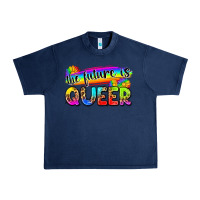 Navy the future is queer Urban Heavy Tee - Zillion Design Studio