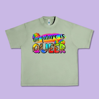The Future Is Queer Urban Heavy Tee Designed By Zillion Design Studio