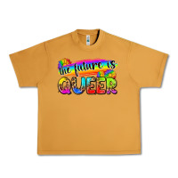 Peanut Butter the future is queer Urban Heavy Tee - Zillion Design Studio
