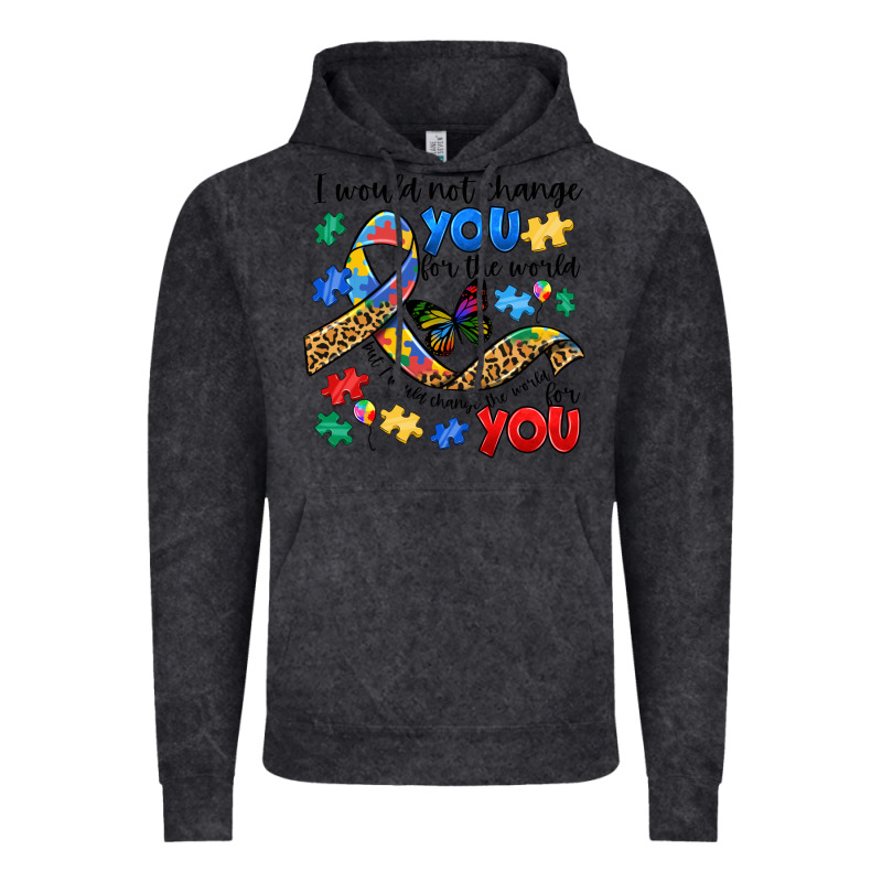 I Would Not Change You Autism Vintage Hoodie by JahusDesignShop | Teevron