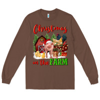 Chestnut christmas on the farm Long Sleeve Tee - FaDigitalArtStudio