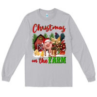 Moon Dust christmas on the farm Long Sleeve Tee - FaDigitalArtStudio