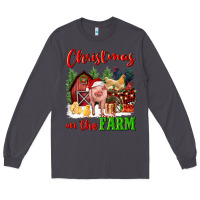 Smoke christmas on the farm Long Sleeve Tee - FaDigitalArtStudio