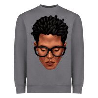 Storm black man portrait Heavyweight Sweatshirt - texasbilliewilder