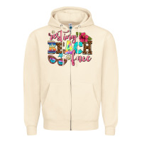 Sandshell resting beach face Zipper Hoodie - AdoDesignShop