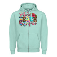 Seafoam resting beach face Zipper Hoodie - AdoDesignShop