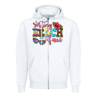 White resting beach face Zipper Hoodie - AdoDesignShop