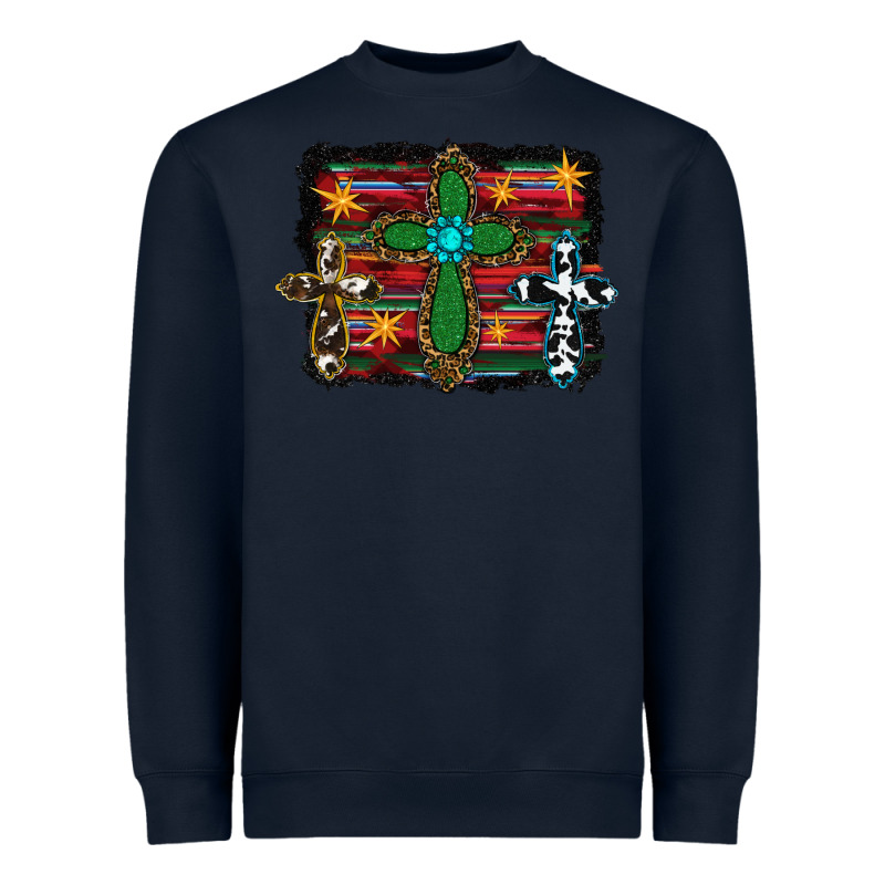 Western Cross Heavyweight Sweatshirt by RanaPortraitStore | Teevron
