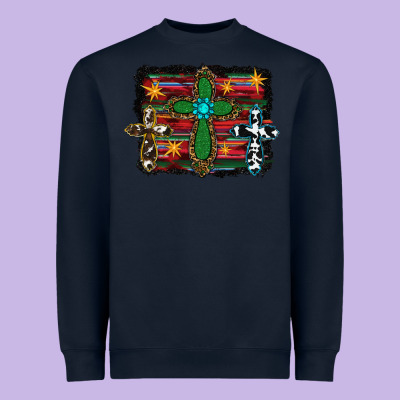 Heavyweight Sweatshirt Western Cross