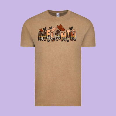 Melanin Butterfly Vintage Tee Designed By Zillion Design Studio