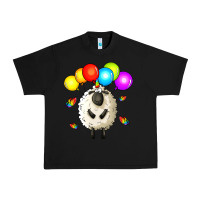 Black rainbow sheep Urban Heavy Tee - Zillion Design Studio