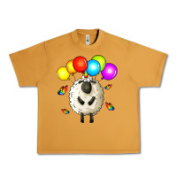 Peanut Butter rainbow sheep Urban Heavy Tee - Zillion Design Studio