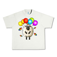 Pistachio rainbow sheep Urban Heavy Tee - Zillion Design Studio