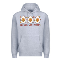 Heather Grey you know why i'm here Premium Hoodie - MaliasSmallBusiness