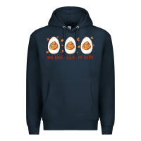 Navy you know why i'm here Premium Hoodie - MaliasSmallBusiness