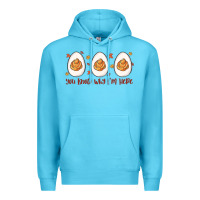 Ocean Blue you know why i'm here Premium Hoodie - MaliasSmallBusiness