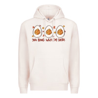 Pale Pink you know why i'm here Premium Hoodie - MaliasSmallBusiness