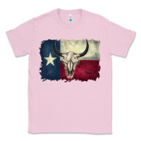 Bubblegum Pink distressed tesas flag Classic Tee - BarkalooDesign