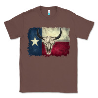 Chestnut distressed tesas flag Classic Tee - BarkalooDesign