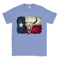 Colony Blue distressed tesas flag Classic Tee - BarkalooDesign