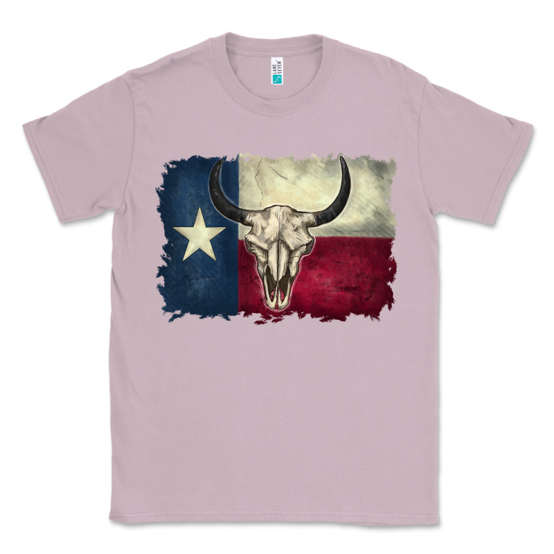 Distressed Tesas Flag Classic Tee by BarkalooDesign | Teevron