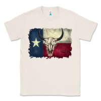 Natural distressed tesas flag Classic Tee - BarkalooDesign