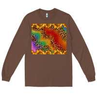 Chestnut pride sunflower  rainbow leopard Long Sleeve Tee - AdoDesignShop