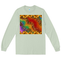 Matcha pride sunflower  rainbow leopard Long Sleeve Tee - AdoDesignShop