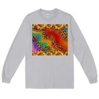 Moon Dust pride sunflower  rainbow leopard Long Sleeve Tee - AdoDesignShop